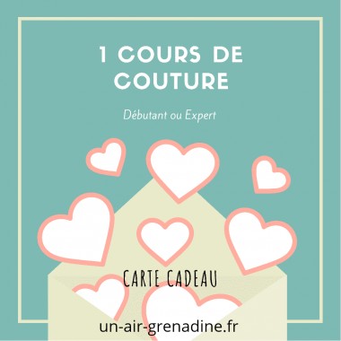 BON CADEAU  cours de couture adulte