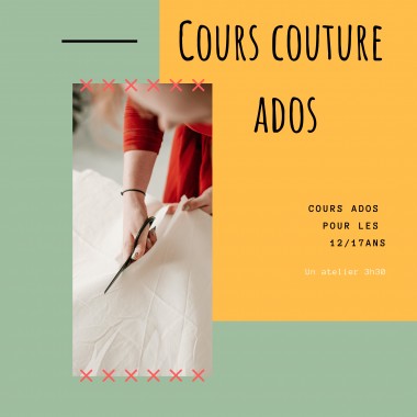 Cours de couture Ados 