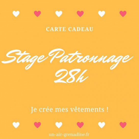 BON CADEAU Stage Moulage patronnage BON CADEAU Stage Moulage patronnage