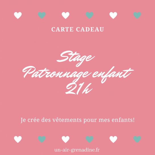 BON CADEAU stage patronnage Enfant BON CADEAU stage patronnage Enfant