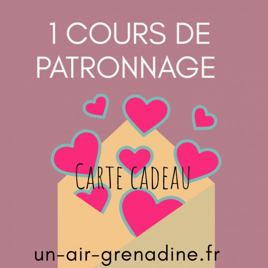 Bon cadeau cours de patronnage Bon cadeau cours de patronnage